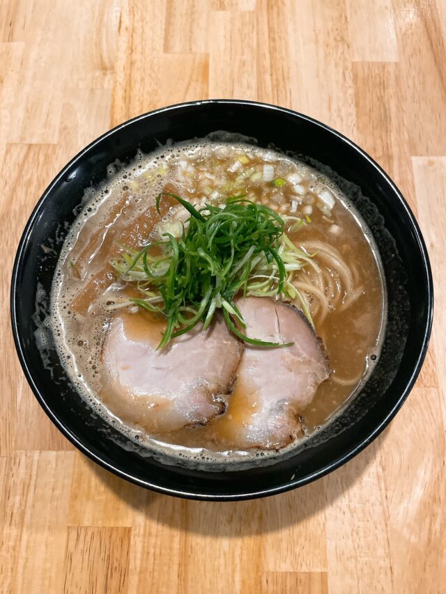 奈良 麺屋K 鶏ラーメン 俯瞰