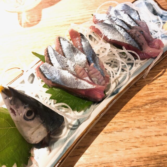いわし刺身姿造り