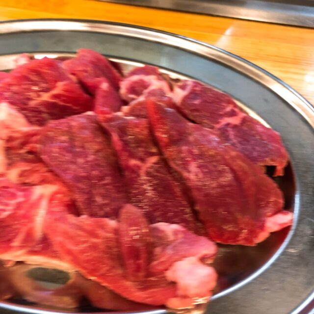 ジンギスカンの生ラム肉