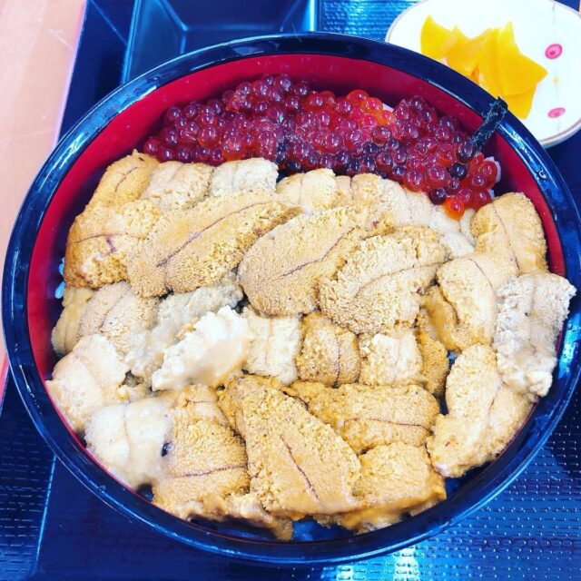 ウニいくら丼アップ