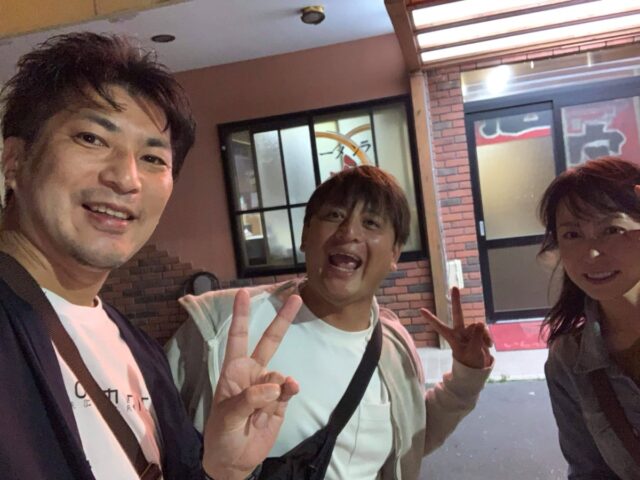 ラーメン広宣3人記念撮影