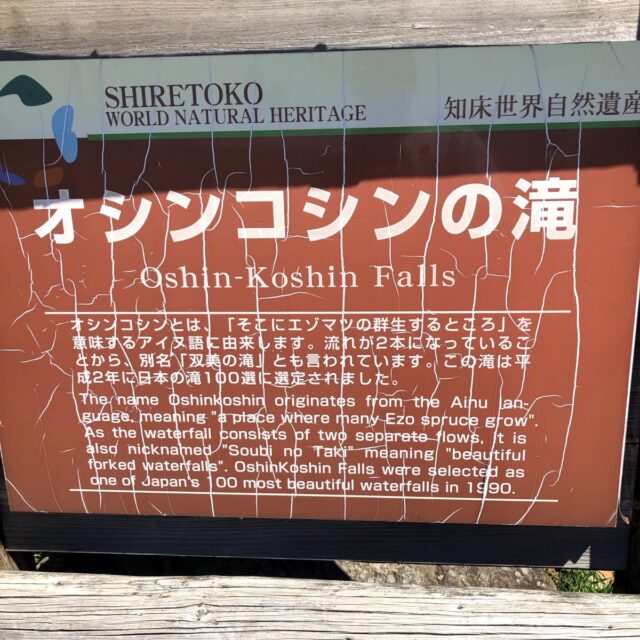 オシンコシンの滝アップ