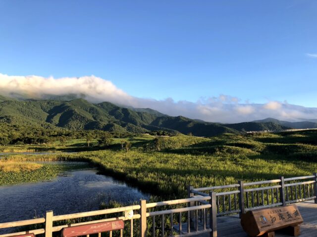 知床五湖と連山
