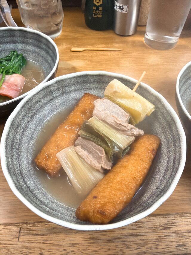 大阪 玉造 関東煮 きくや 各種おでん