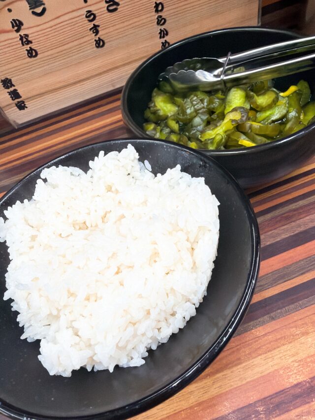 東大阪 家系ラーメン 教道家 ライスときくらげ