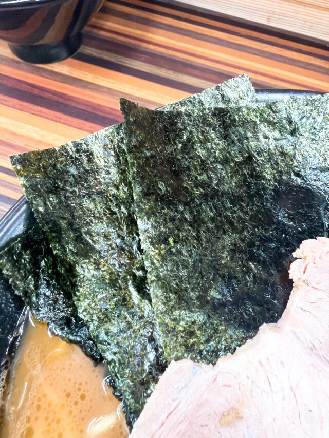 東大阪 家系ラーメン 教道家 海苔