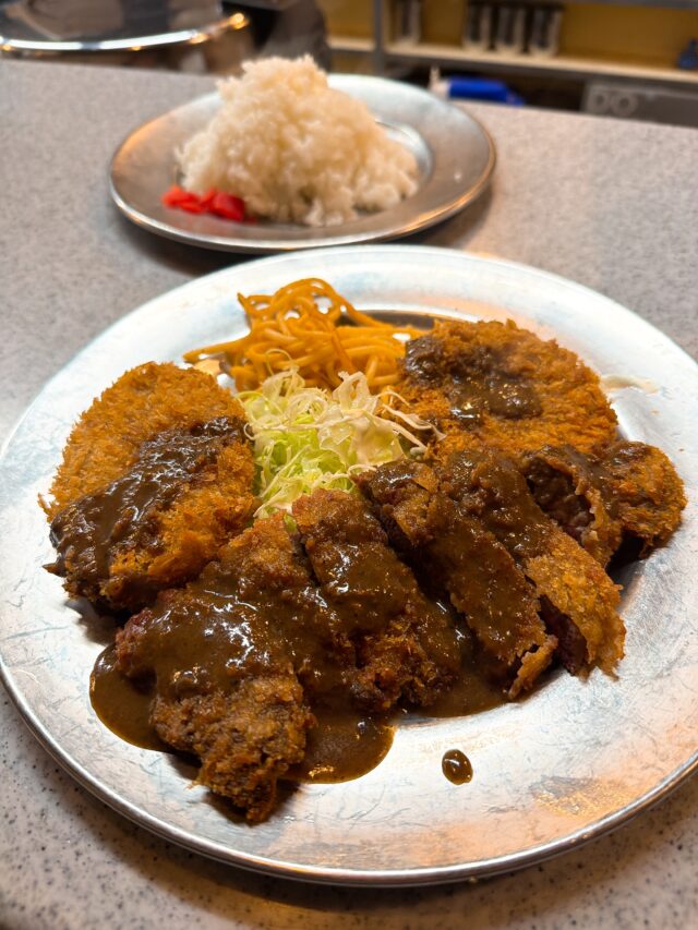 大阪 グリル Sano惣 上牛カツライス ミンチカツ コロッケ