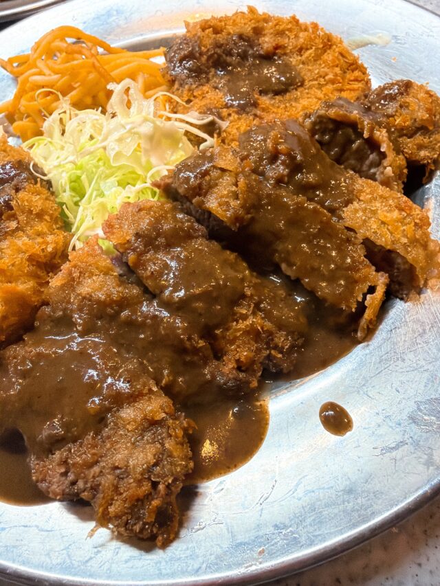 大阪 グリル Sano惣 上牛カツライス アップ