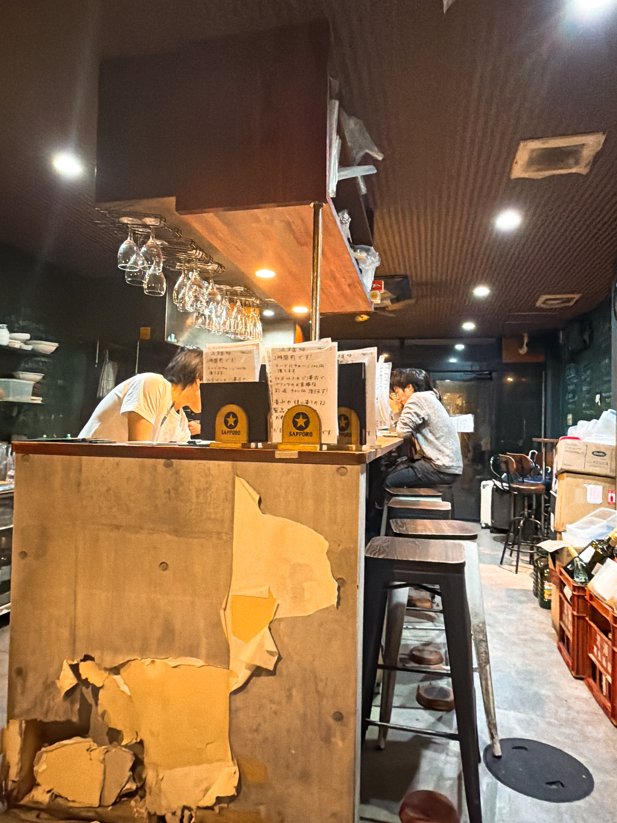 アネロ anello 店内 カウンター席