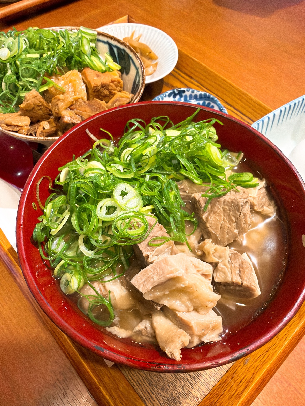 大旦那 扇町店 特製肉吸い定食 ネギたっぷり